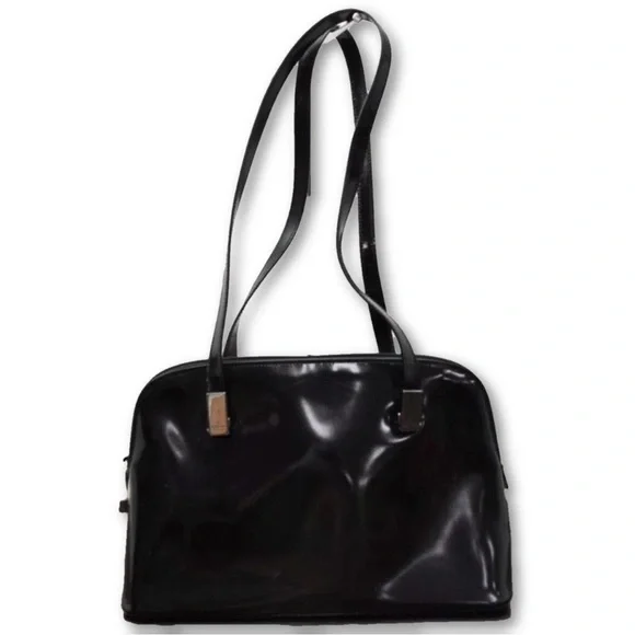 Gucci Shine Enamel Shoulder Tote Bag